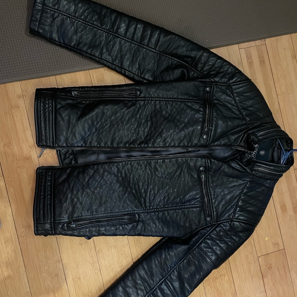 Mens faux leather Buffalo David Bitton jacket